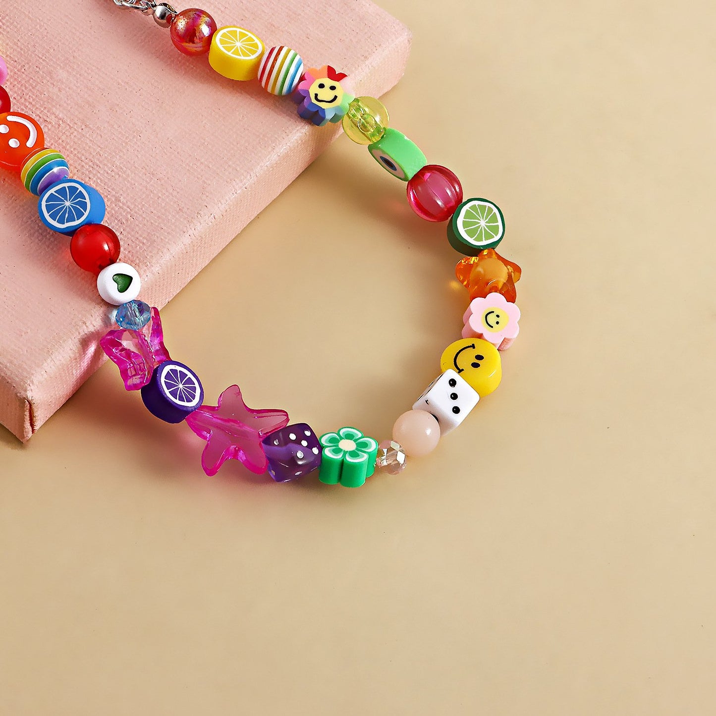 Ornaments Pastoral Contrast Color Mix and Match Multi-element Fruit Shoe Chain Accessories Women's Simple and Versatile Shoe Chain
