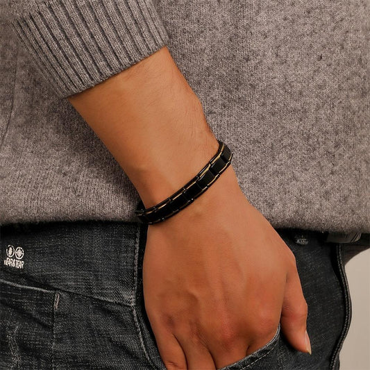 Detachable Magnet Bracelet Personality Domineering Black Magnetic Bracelet Unisex