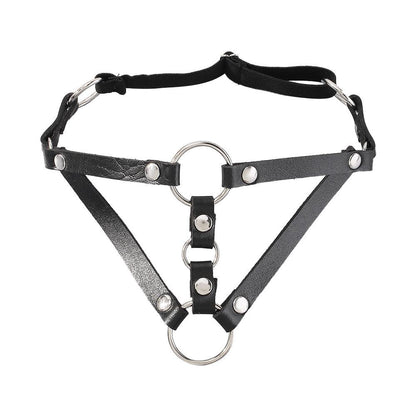 C256 Jewelry Harajuku Exaggerated Leather Leg Ring Trendy Cool Street Dance Night Hip Hop Personality Leg Decoration