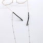 Metal glasses chain net red metal sausage chain mask hanging chain anti-lost non-slip glasses chain