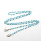 Mask lanyard personalized handmade crystal bead chain mask anti-lost hanging chain glasses chain hanging neck adjustable