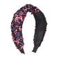 F3727 Jewelry Personality Super Shiny Sequin Headband Fabric Art Fashion Stage Catwalk Temperament Hair Accessories