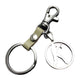 Anime game CSGO anti-terrorist stainless steel pendant leather key chain pendant multi-color optional