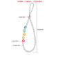 Ins hot style beaded mobile phone rope ladies mobile phone chain DIY love letter combination free matching