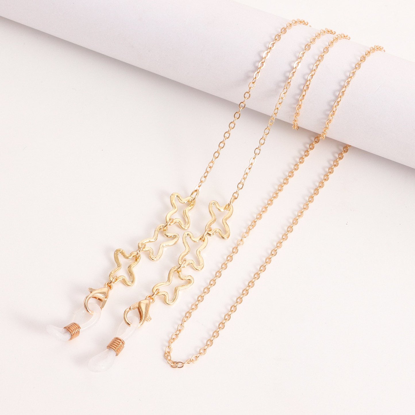 Jewelry Mask Chain Glasses Chain Metal Glasses Chain Geometric Mask Chain Accessories