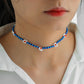ETSY Necklace Creative Handmade Rice Beads Woven Small Flower Bohemia Personality Color Clavicle Necklace