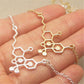 Creative Personality Jewelry HTC Chemical Molecular Necklace Science Students Pendant Clavicle Chain