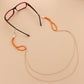 Jewelry Ladies Orange Beads Trend Glasses Chain Simple Personality Mask Accessories