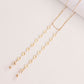Mask hanging chain Glasses chain Butterfly aircraft chain Disc mask chain Peach heart metal glasses chain