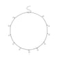 Fashion Simple Women's Alloy Plating Necklace Long Personalized Pentagon Pendant