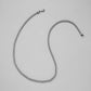 Hip-hop trendy titanium steel Cuban chain all-match Zondi sparkling collar personalized punk necklace