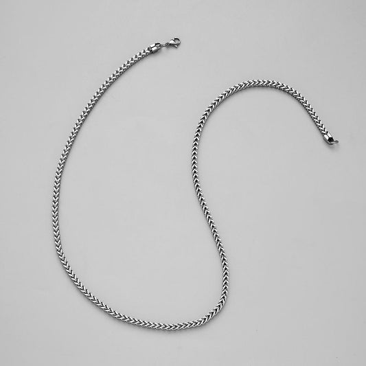 Hip-hop trendy titanium steel Cuban chain all-match Zondi sparkling collar personalized punk necklace