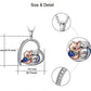 Jewelry Owl Heart Pendant Necklace Female Niche Design Sense Summer Cartoon Pattern Jewelry