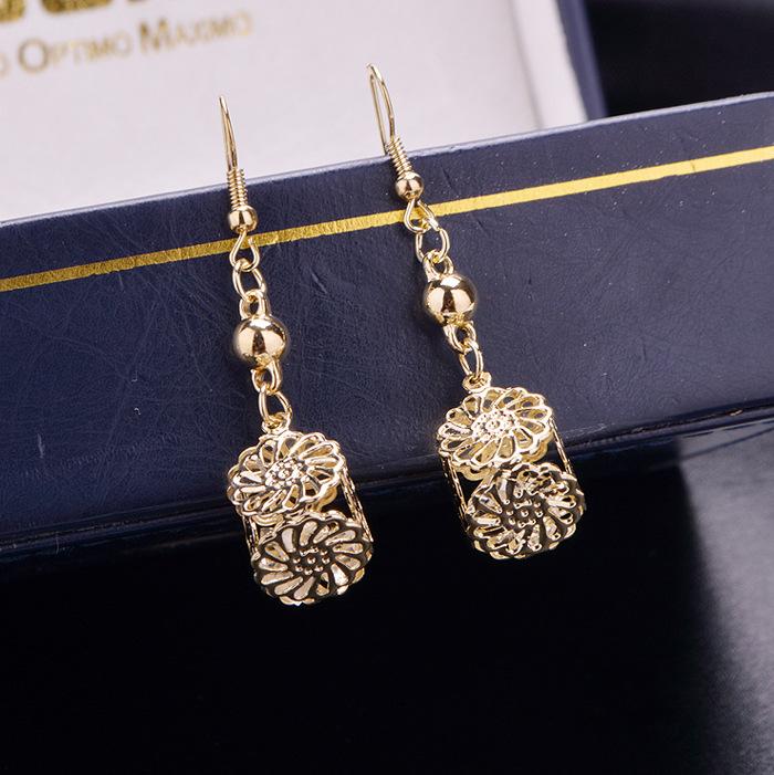 Cube lantern earrings women's earrings star same style