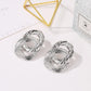 Circle Twist Earrings Geometric 8-shaped Pattern Earrings Female Distribution Earrings Jewelry
