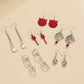 Jewelry Halloween Sweet Cool Ghost Devil Earrings Set Spider Web Retro Skull Earrings Female