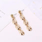 Natural shell earrings simple metal all-match tassel shell earrings earrings earrings ethnic personality earrings