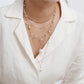 Fashion Multilayer Pearl Necklace Baroque Pearl Tassel Necklace Water Drop Sweater Chain Ladies Photo Jewelry