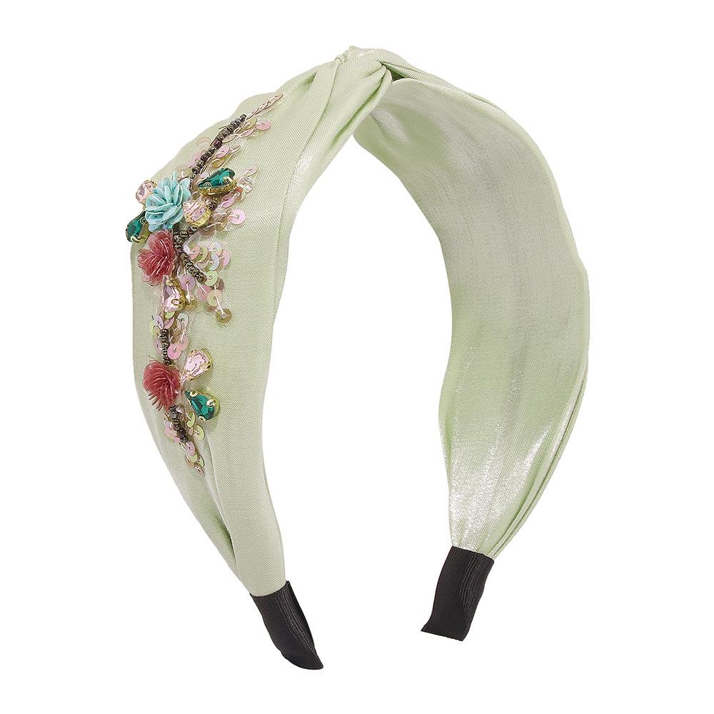 F3774 Jewelry Bohemia Sequin Fabric Headband Floral Retro Temperament Headband