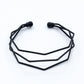 Fashion Pop Bracelet Five-Layer Water chestnut Polished Geometric Opening Couple Bracelet Jewelry