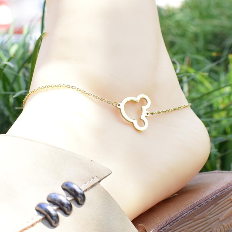 Mickey Mouse Anklet Cartoon Cute Mickey Mouse Anklet Jewelry
