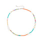 Jewelry beaded heart-shaped geometric necklace simple ethnic color special-shaped imitation pearl necklace female