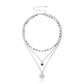 Jewelry Fashion Exaggerated Trend Eyes Necklace Multi-layered Devil's Eye Pendant Necklace