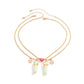 Jewelry Ethnic Retro Metal Chain Stacked Necklace Hip Hop Crystal Flower Niche Necklace