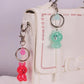 Cute Cartoon Rabbit Bear Keychain Pendant Car Bag Key Ring Small Gift Ornament