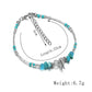 Jewelry Turquoise Yoga Bracelet Beach Pendant Starfish Pearl Vintage Anklet