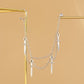 Jewelry punk punch-free iron chain tassel nose nails nose ring earrings one-piece piercing nose decoration