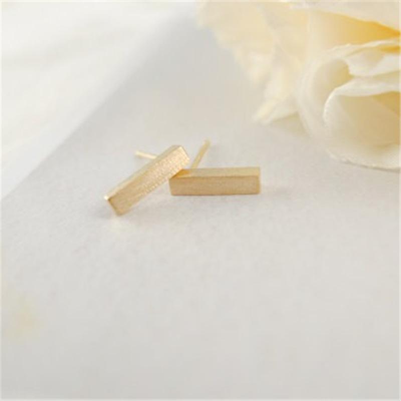 Overseas Simple Geometric Shape Cuboid Earrings Classic Versatile Women's Earrings Jewelry