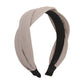 F3896 Fashion wide-brimmed hair accessories trend temperament simple cross non-slip solid color fabric headband