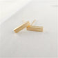 Overseas Simple Geometric Shape Cuboid Earrings Classic Versatile Women's Earrings Jewelry