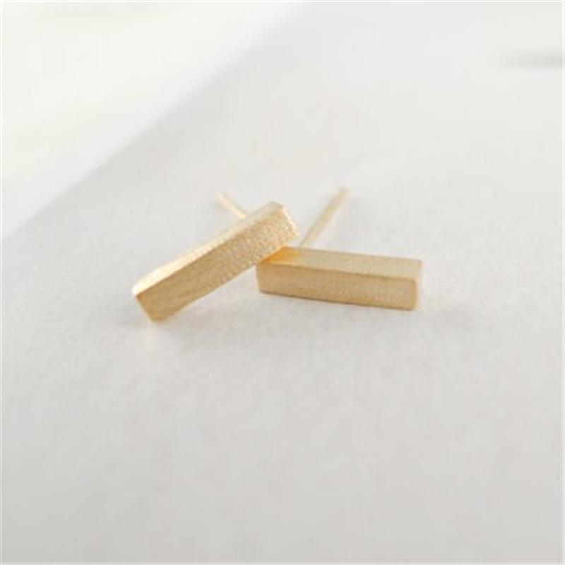 Overseas Simple Geometric Shape Cuboid Earrings Classic Versatile Women's Earrings Jewelry