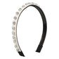 F52 retro creative small fragrance headband female PU rhinestone temperament fine edge forest non-slip personality headband