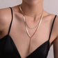 Jewelry Long Pendant Snake Bone Chain Necklace Women's Fashion Personality Trend Multi-layered Necklace