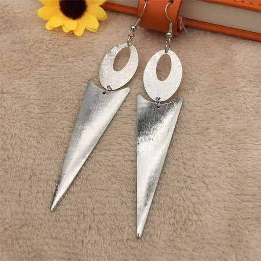 Arrow exaggerated earrings creative glamorous long earrings stage performance jewelry earrings