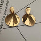 Simple Fashion Fold Shiny Stud Earrings Carnival Party Earrings Earrings Floor Stall Jewelry