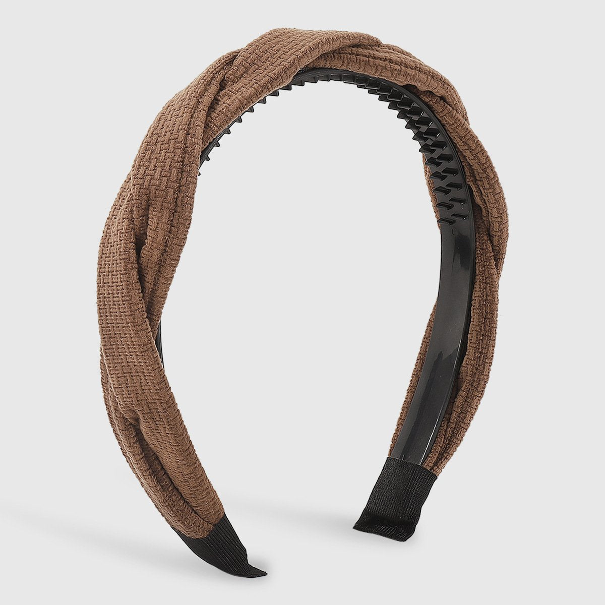 F5215 Jewelry French Braided Winding Non-slip Headband Flannel Simple Retro Geometric Headband Women