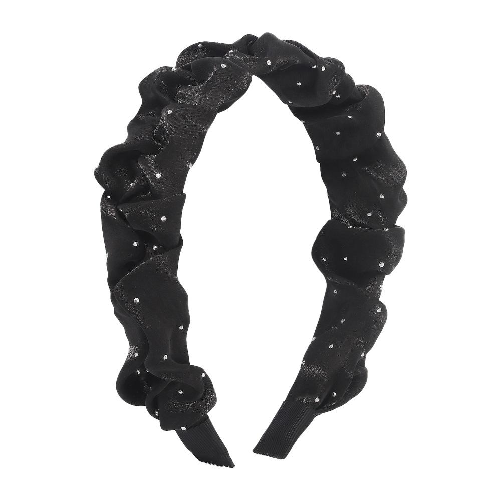 F3798 trendy temperament pleated headband elegant age-reducing fabric hair accessories hair accessories retro pressure hair headband female