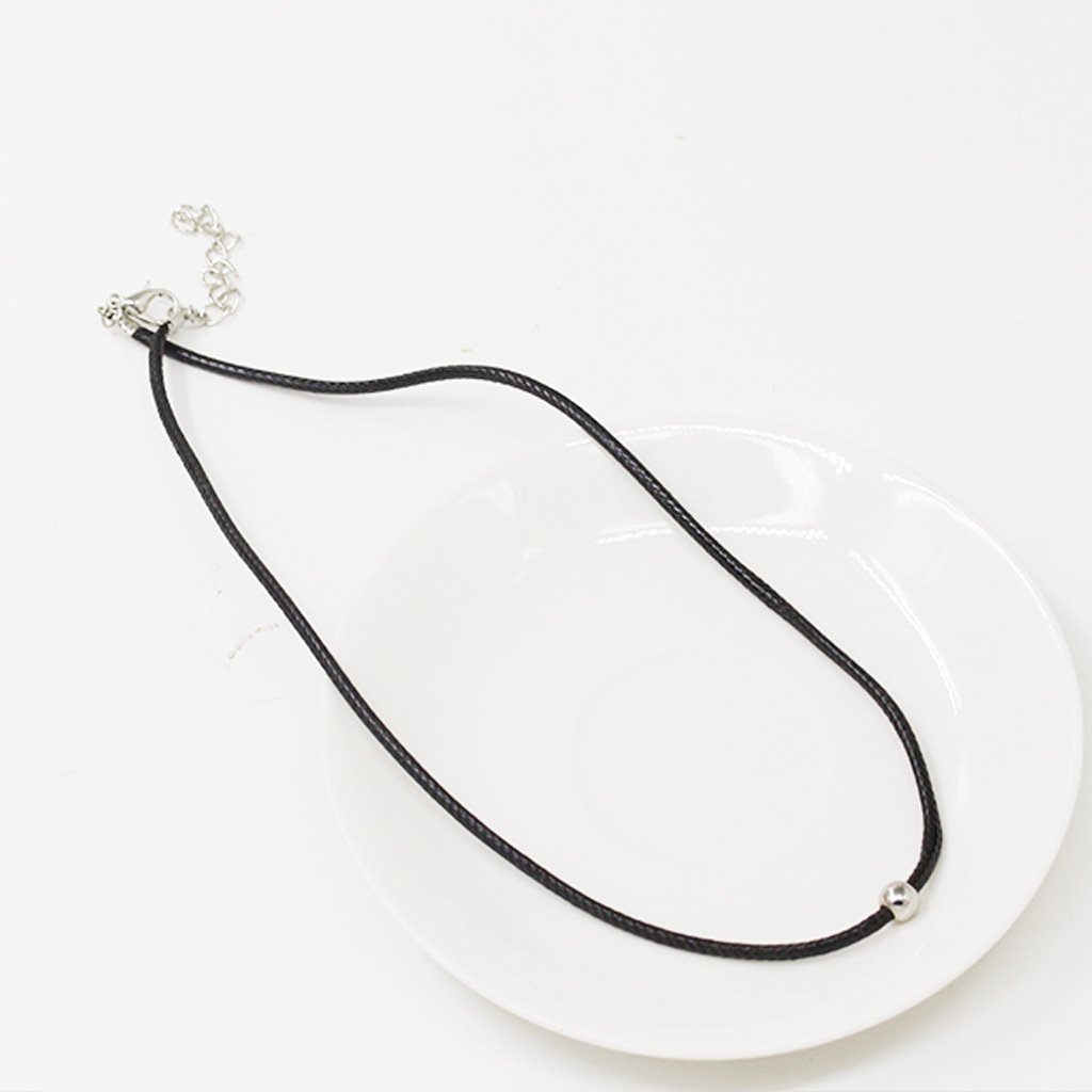 Simple Leather Rope Short Necklace Fashion Versatile Clavicle Chain Necklace Necklace