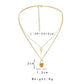 Personalized Stainless Steel Lock Key Pendant Fashion Street Hip Hop Gold Plated Love Lock Necklace