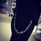 Thorn necklace male and female ins with the same design clavicle chain choker jumping di hip-hop necklace pants chain