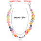 Jewelry Bohemian multi-element HAPPY letter soft pottery foot decoration female trend creative shoe chain