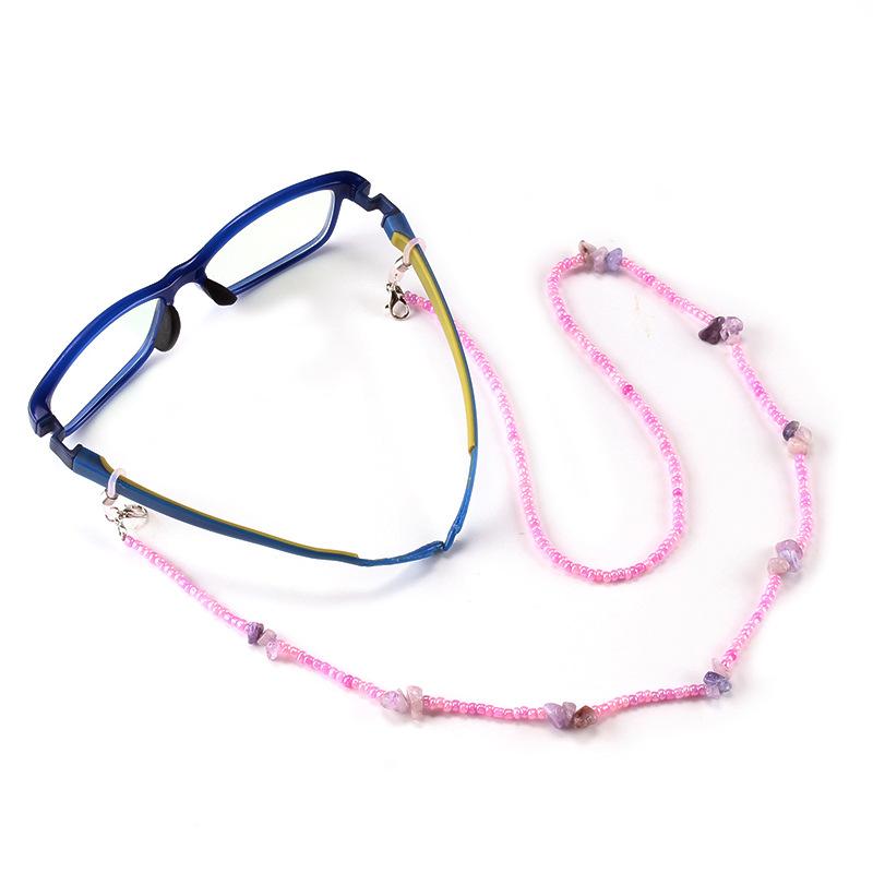 Fashion bead glasses chain hanging neck mask rope simple personality bracelet anti-lost multi-purpose