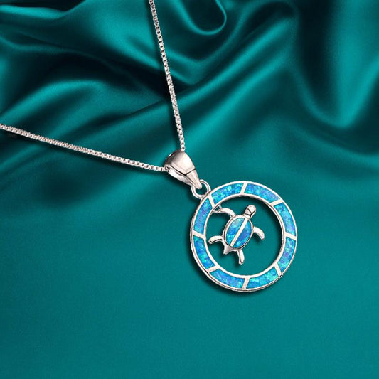 Fashion Circle Turtle Necklace Female Trend Simple Small Animal Clavicle Chain Jewelry
