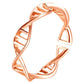 Hand Jewelry Cross Stripes Rose Gold Women's Ring Fashion Rhombus Fishbone Opening Versatile Ring
