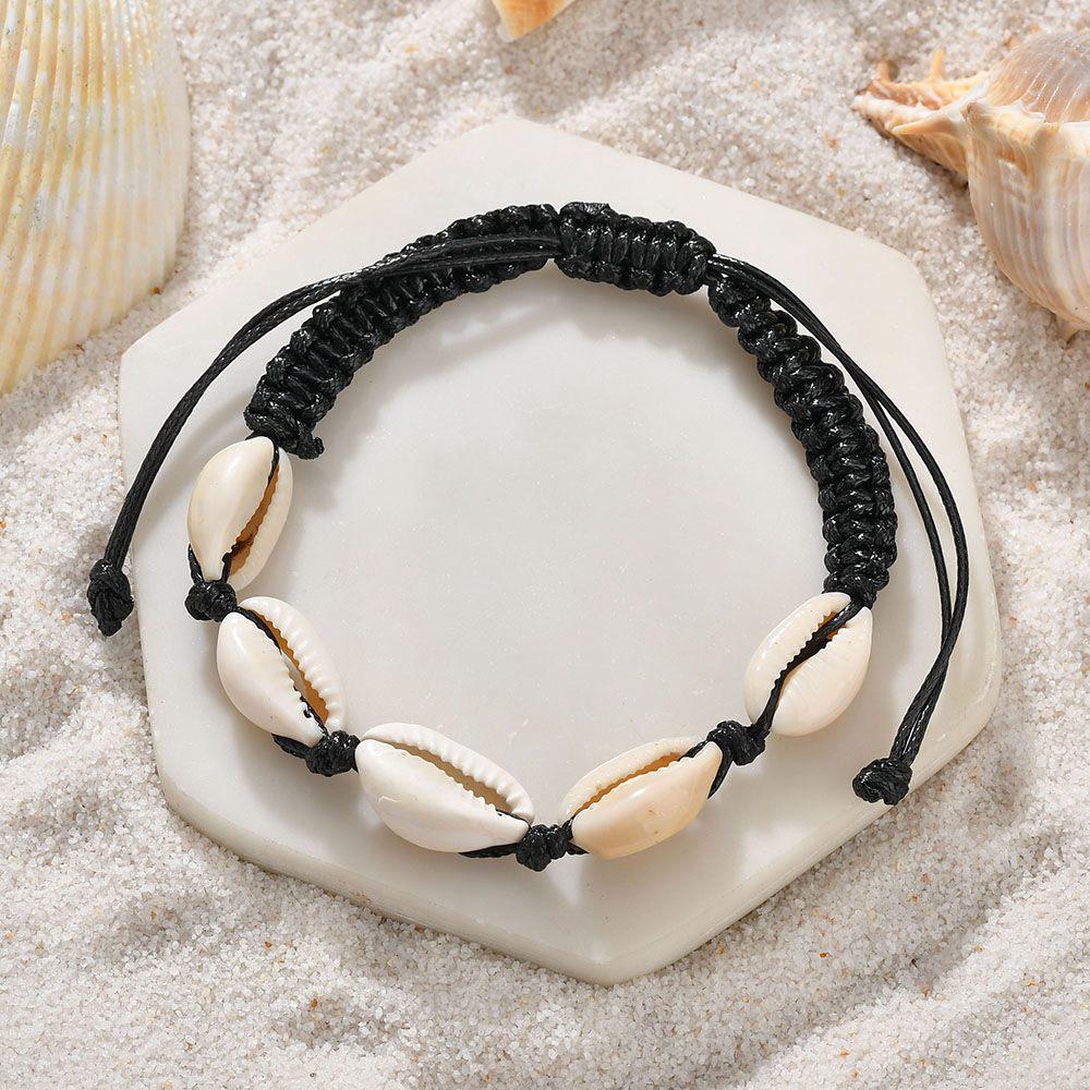 Accessories Simple Shell Bracelet Female Bohemia Retro Braided Bracelet Hand Decoration