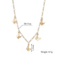 Fashionable Alloy Butterfly Pendant Necklace Retro Simple NK Clavicle Chain Short Necklace Ladies Jewelry